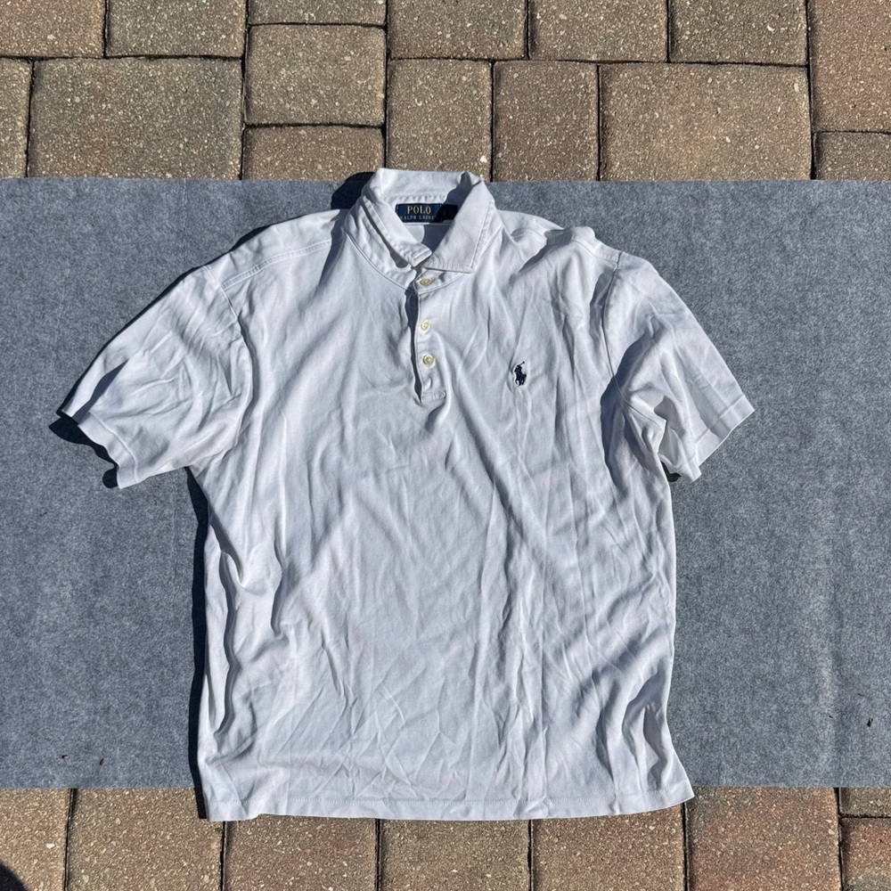 Polo by Ralph Lauren Light Gray Polo Shirt
